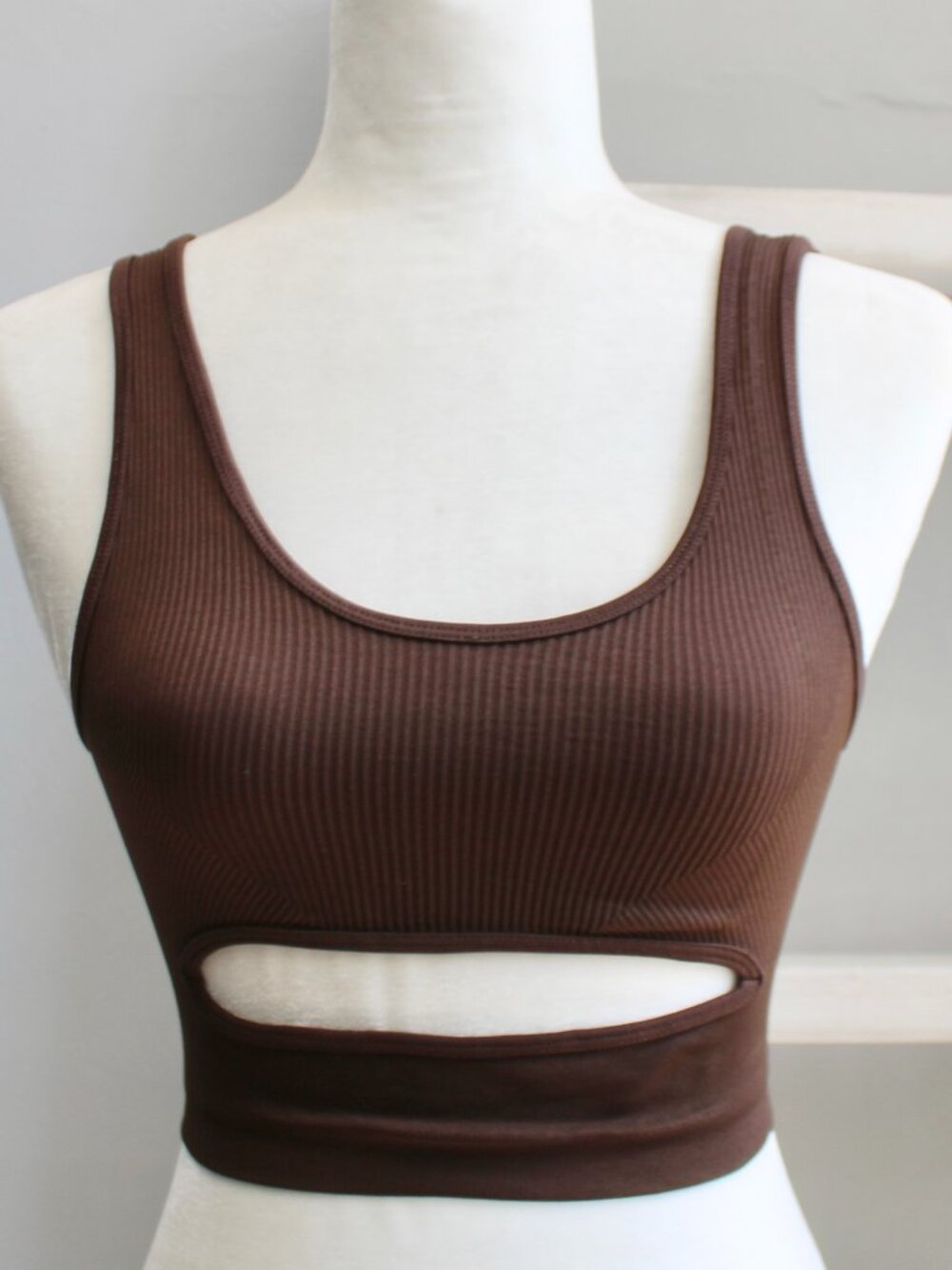 Urban Outfitters Out From Under Trailblazer Peekaboo Bra Top Brown Size XS/Small